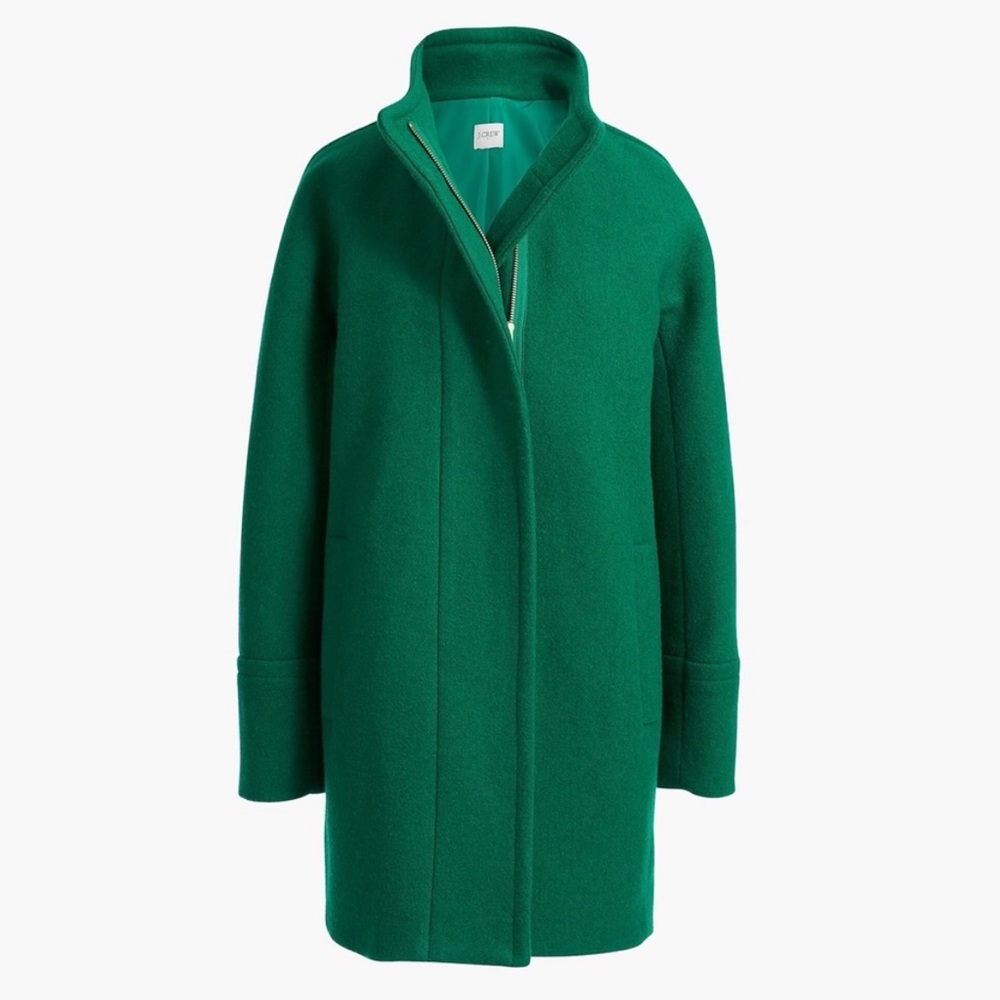 J. Crew Factory Green New City Coat